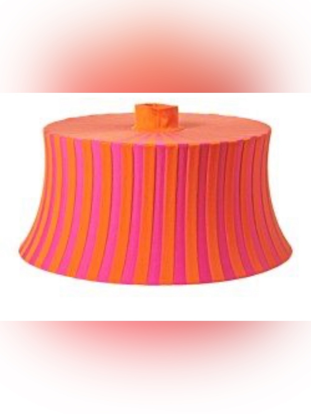 IKEA Orange and Pink Round lampshades set of 2 NIB